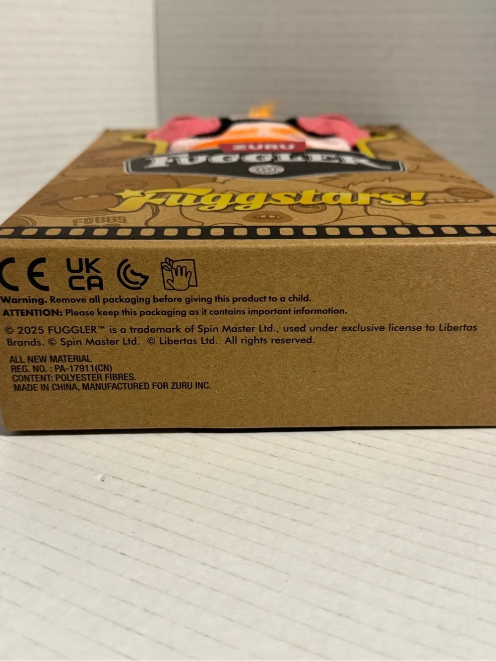 Fugg Stars Gunky Goober Zuru Fuggler Orange 9 Inch Plush Toy *UNOPENED*